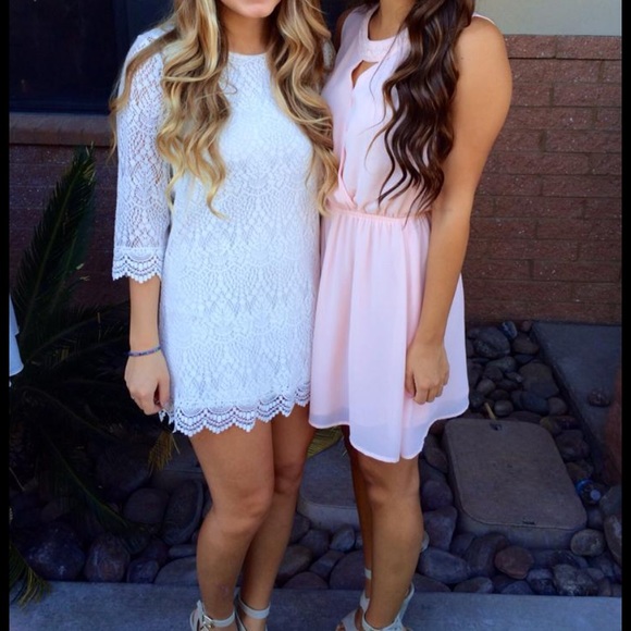 White Lace Dress - Picture 3 of 3